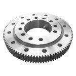 Double volley ball slewing bearing