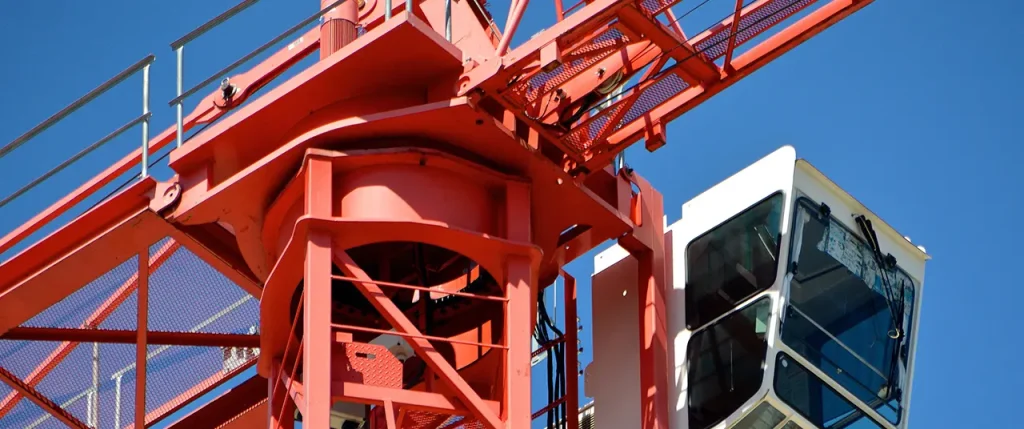 Slew bearing crane