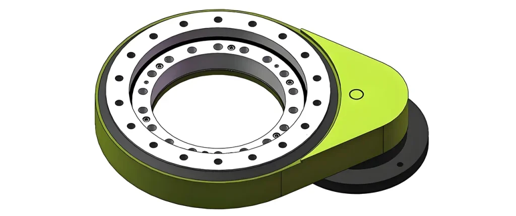 What are the characteristics of spur gear slew drives?