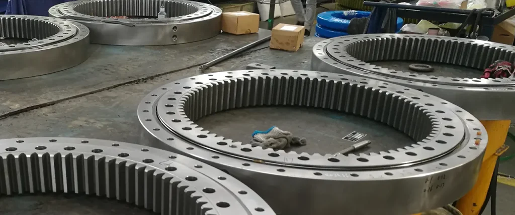 slewing ring bearing with internal gear