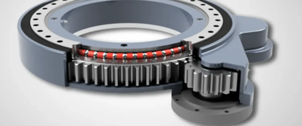 Slew drive trackers