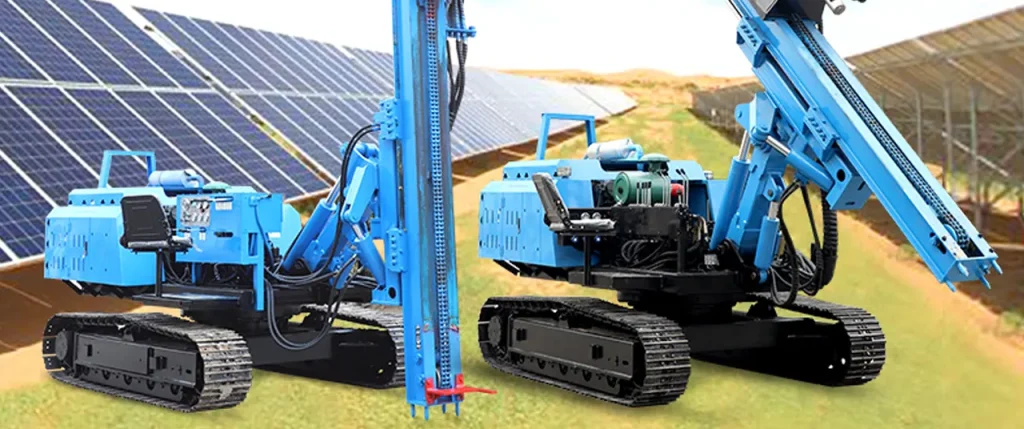What is the importance of the slewing drive for tracked piling rigs？