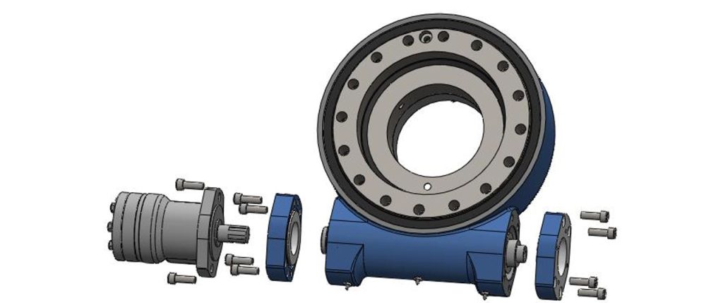 Three design features of slewing drives