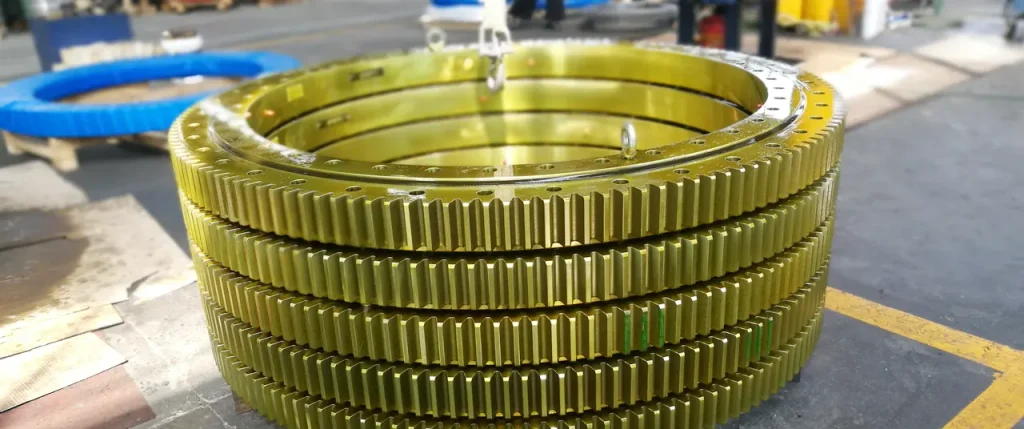 Slew bearing replacement for Sumitomo excavator