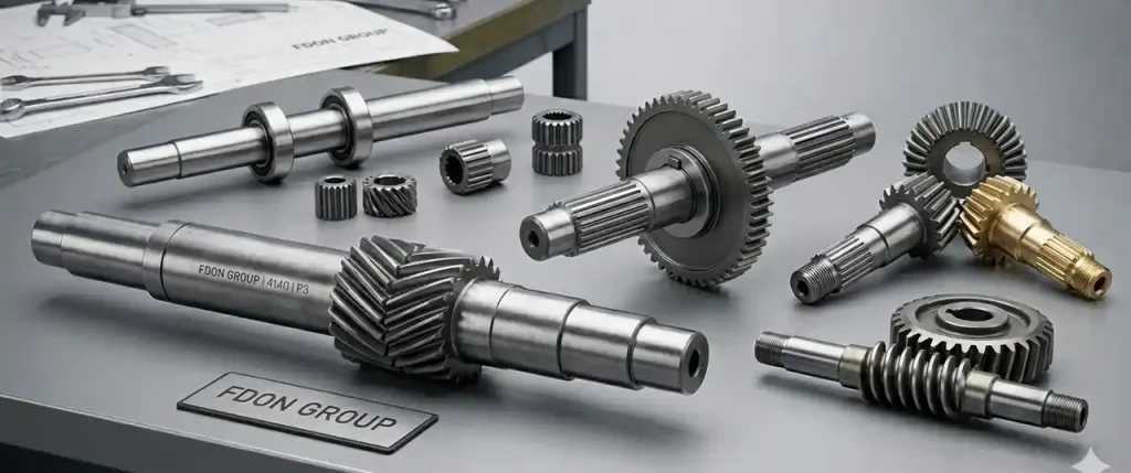 What Is a Gear Shaft? Design, Manufacturing Process and Applications | FDON