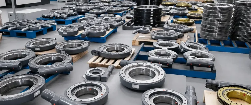 Slewing Ring with Worm Gear