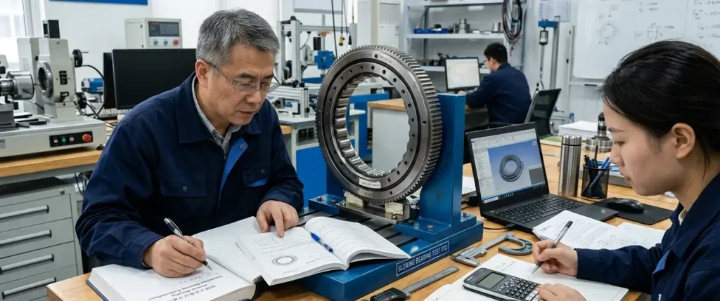 Slewing Ring Bearing Calculation Guide: How to Size Your Bearing Accurately